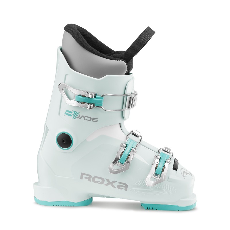 Odkrij otroške smučarske čevlje ROXA JADE 3 - ALPINE z Easy Entry sistemom, ALPINE podplatom in Junior Comfort Linerjem. Udobni, varni in enostavni za obuvanje. Idealni za mlade smučarje.