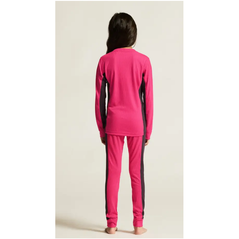 Otroško smučarsko spodnje perilo CRAFT BASELAYER FAME/DK PLUM