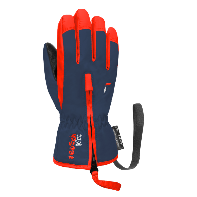 Otroške smučarske rokavice REUSCH BEN dress blue/cherry tomat