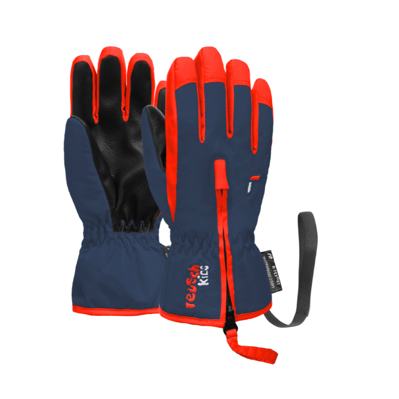 Otroške smučarske rokavice REUSCH BEN dress blue/cherry tomat
