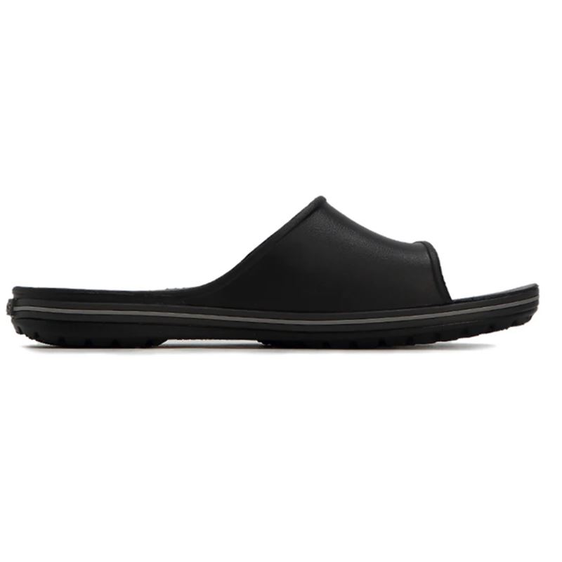 Crocs Crocband II Slide 204108 so športno oblikovani natikači, ki združujejo lahkotnost, udobje in prepoznaven Crocband dizajn. Izdelani iz Croslite™ materiala zagotavljajo mehko blaženje, vodoodpornost in hitro sušenje, zato so idealni za poletne dni, plažo ali sproščeno vsakodnevno uporabo.
