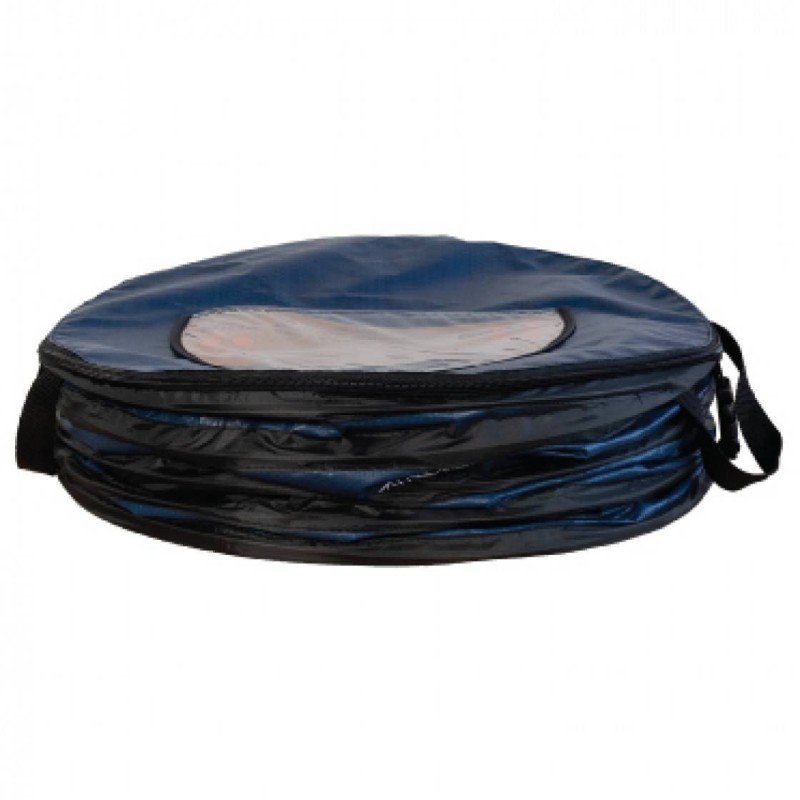 The KUMA recycling bag - blue is a practical and environmentally friendly accessory for your outdoor adventures. Made from durable polyethylene material, it is easy to clean and ideal for carrying items on trips or picnics.