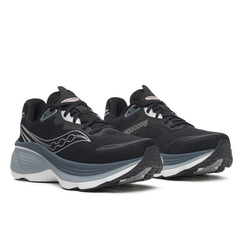 Maksimalno blažene in stabilne moške tekaške superge Saucony Hurricane 26 z novo peno incrediLUX in trpežnim podplatom XT-900.