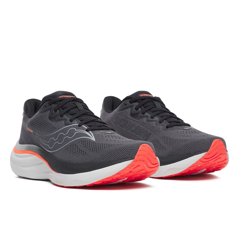 Vsestranske moške tekaške superge Saucony Ride 19 z blaženjem PWRRUN  za vsakodnevni cestni tek in daljše treninge.