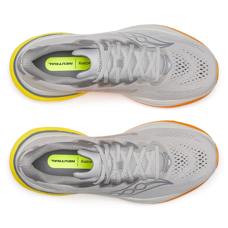 Vsestranske moške tekaške superge Saucony Ride 19 z odzivnim blaženjem PWRRUN  za vsakodnevni cestni tek.