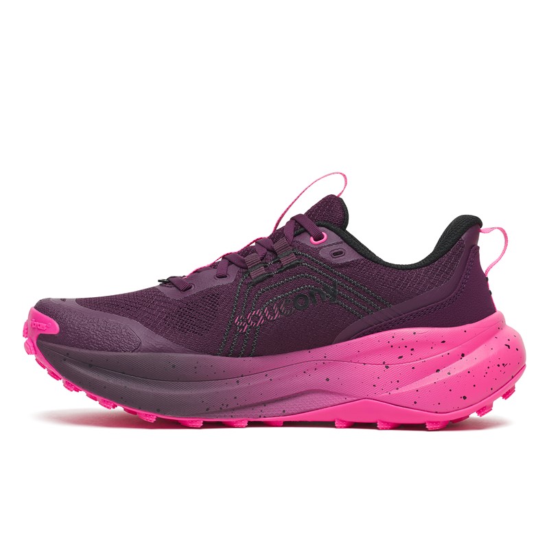 Ženske trail superge Saucony Xodus Ultra 4 z blaženjem PWRRUN PB in podplatom Vibram MegaGrip za dolge teke, ultratrail in zahtevne poti.