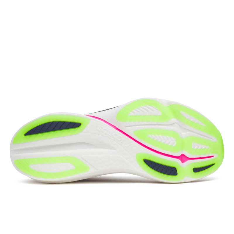 Odkrij moške tekaške superge Saucony Endorphin Azura – ultralahki tekaški copati s PWRRUN PB blaženjem, SPEEDROLL tehnologijo in vrhunskim oprijemom za hitre treninge in vsakodnevni tek.