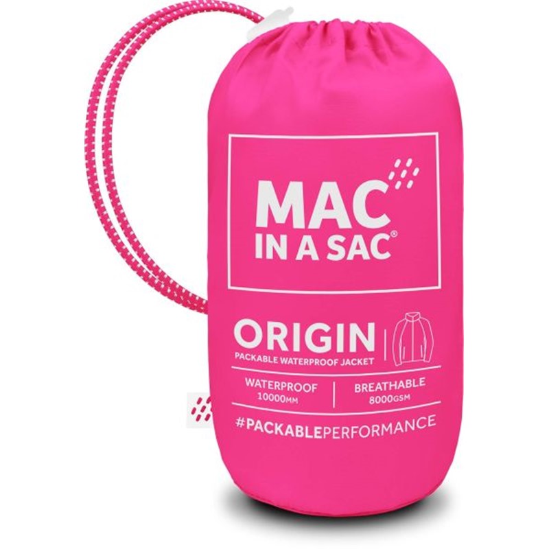 MAC IN A SAC Origin 2 Adult Jacket je lahka, zložljiva nepremočljiva jakna, zasnovana za pohodništvo, potovanja in vsakodnevne aktivnosti v spremenljivem vremenu. Ponuja vodoodpornost 10.000 mm, zračnost 8.000 g/m², popolnoma lepljene šive, nastavljivo kapuco ter zaščito pred vetrom. Zaradi kompaktne zasnove jo lahko hitro zložite v priloženo vrečko in jo imate vedno pri roki. 
