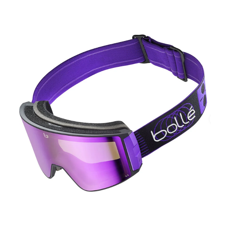 Smučarska očala Bollé Blackridge – vrhunska vidljivost, udobje in zaščita v vseh razmerah. Phantom leča Cat. 2 in 100 % UV zaščita.