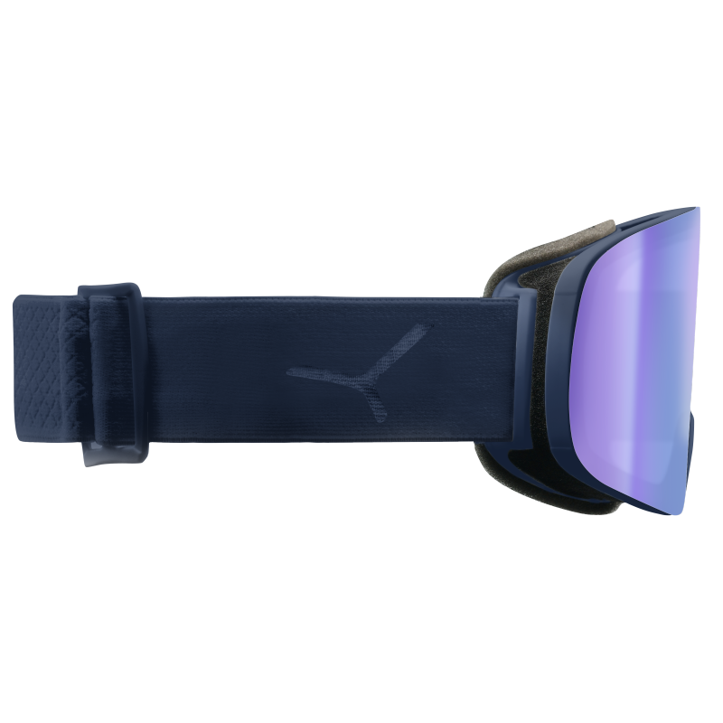 Advanced CÉBÉ Versus 2 Vario (Cat. 1–3) photochromic ski goggles with a frameless design and wide field of vision. Excellent visibility in all lighting conditions – AS Sport Outlet.