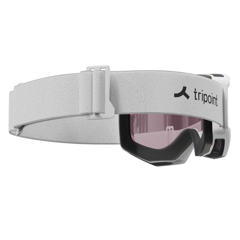 TRIPOINT 106 Frontier ski goggles offer clear visibility, 100% UV protection, and a comfortable fit. Category 2 lens, OTG adjustment, and Scandinavian design for worry-free skiing.