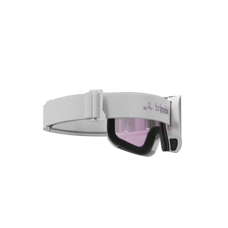 Smučarska očala TRIPOINT 109 Tumba Peak, manjša smučarska očala, zasnovanih za široko vidno polje na smučišču. Prezračen okvir zagotavlja optimalen pretok zraka, dopolnjuje pa ga troslojna penasta konstrukcija za udobno prileganje obrazu.