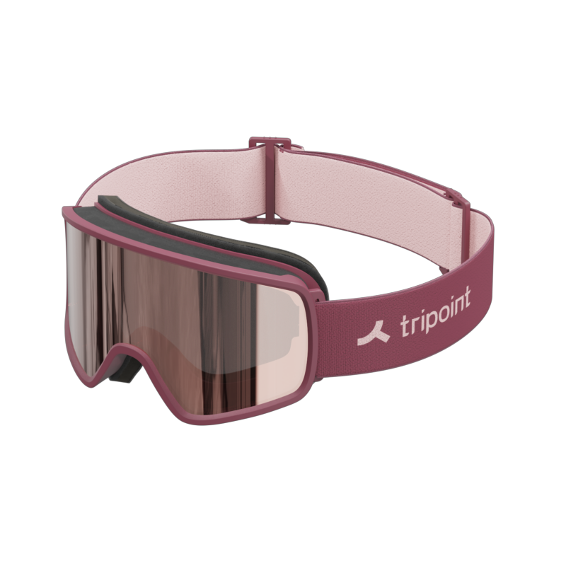 TRIPOINT 113 Mount Roraima ski goggles offer a wide field of view, 100% UV400 protection, and anti-fog double lens. OTG adapted, interchangeable lens, and secure silicone strap for a flawless skiing experience.