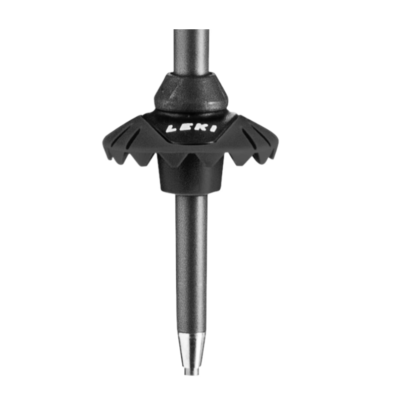 mučarske palice LEKI Detect S črne – Trigger S varnost, vrhunski oprijem in močan aluminij HTS. Idealne za zahtevne smučarje. Nakup v AS Sport Outlet!