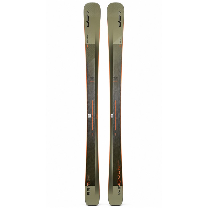 ELAN WINGMAN 83 TI so vsestranske in športno odzivne smuči brez vezi, opremljene s tehnologijo PowerLine, profilom Amphibio, laminirano leseno sredico, ojačitvijo Mono Ti in konstrukcijo SST Sidewall. Primerne za natančne carving zavoje ter smučanje po urejenih in spremenljivih snežnih podlagah.