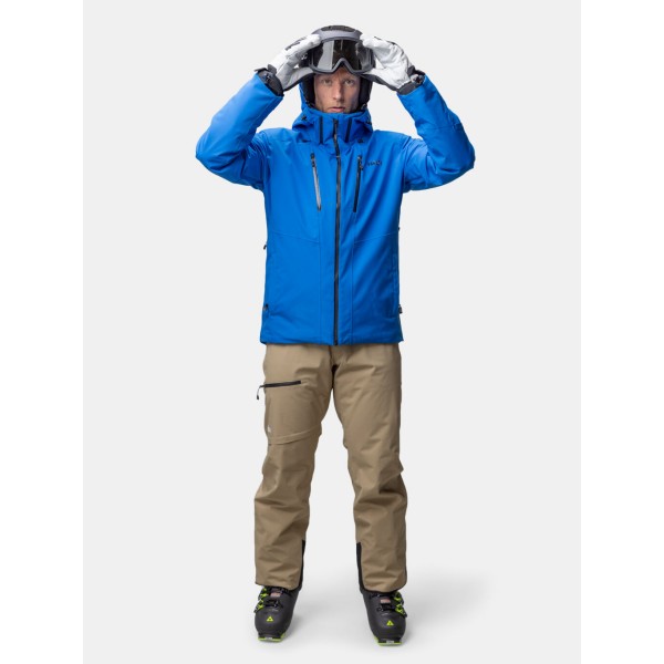 Tehnično napredna moška smučarska jakna Halti Vertica – vodoodporna, zračna in topla jakna z izolacijo Primaloft® in materialom DrymaxX®. Idealna za dinamično smučanje v vseh pogojih.