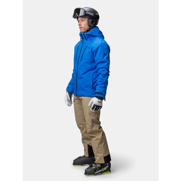 Tehnično napredna moška smučarska jakna Halti Vertica – vodoodporna, zračna in topla jakna z izolacijo Primaloft® in materialom DrymaxX®. Idealna za dinamično smučanje v vseh pogojih.