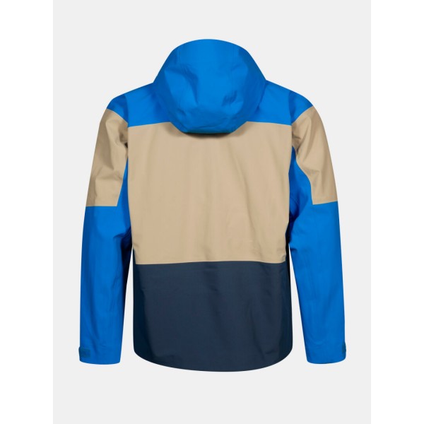 Halti Rizle 3L unisex smučarska jakna – 3-slojni DrymaxX® Nano material, vodoodpornost 25.000 mm, Primaloft® Thermo Fleece paneli in PFC-free obdelava. Tehnično vrhunska jakna za zahtevne smučarje.