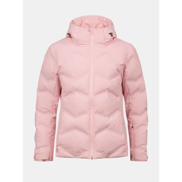 Topla in elegantna ženska smučarska puhovka Halti Nordic Black – brezšivna Microtherm® Arcty izolacija, vodoodporen material X-Welded in okolju prijazna izdelava. Idealna za hladne zimske dni in aktivno smučanje.