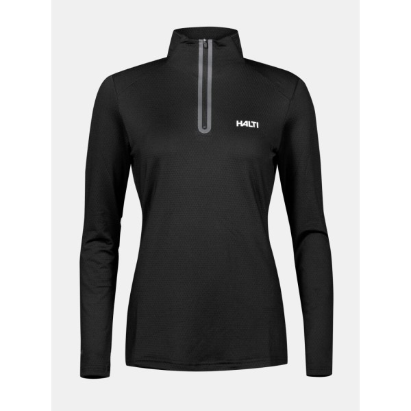 Odkrij udobje in tehnično zmogljivost z smučarskim pulijem Halti Jaako Black. Lahka termo majica iz recikliranih materialov nudi popolno ravnovesje med toploto, zračnostjo in svobodo gibanja – idealna za smučanje, pohode in preživljanje prostega časa.