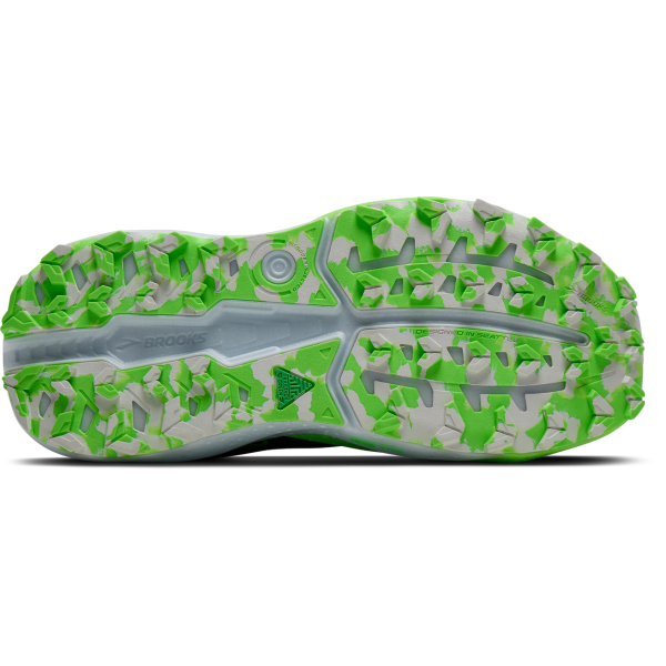 Brooks Caldera 8 moške trail superge nudijo maksimalno blaženje DNA LOFT v3, vrhunski oprijem TrailTack Green in stabilnost na zahtevnem terenu. Idealne za ultra trail teke.