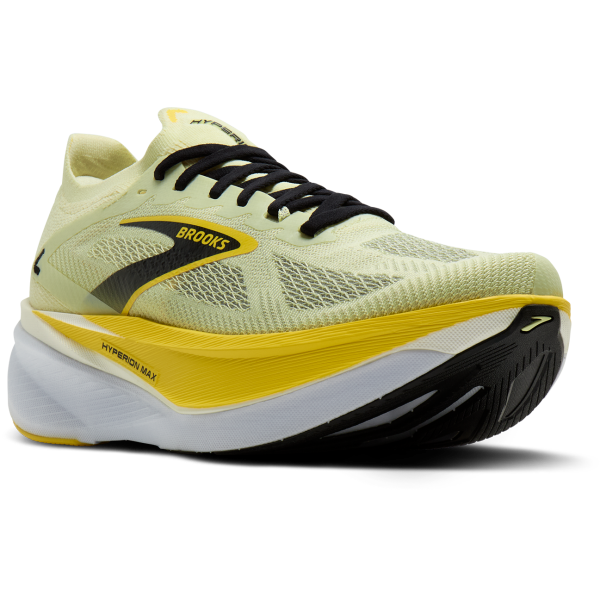 BROOKS Hyperion Max 3 so lahke in odzivne moške tekaške superge z DNA GOLD in DNA FLASH v2 blaženjem ter SpeedVault ploščo. Idealne za tempo teke, intervale in hitre treninge.
