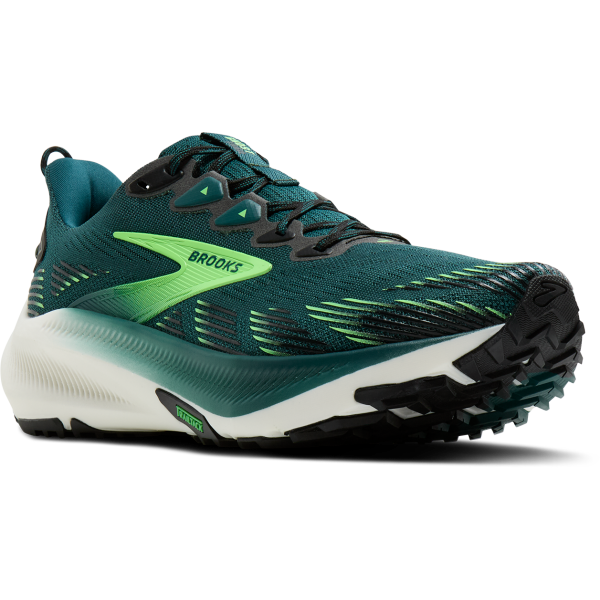 BROOKS Ghost Trail združuje legendarno udobje modela Ghost z vrhunskim trail oprijemom. DNA LOFT v3 blaženje, TrailTack Green podplat in stabilnost za brezskrben tek iz ceste na gozdne poti.