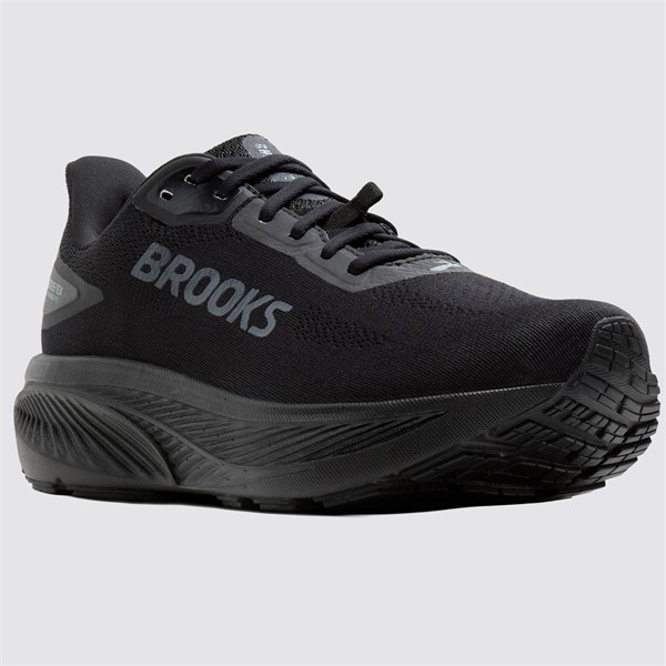 Vodoodporne moške cestne tekaške superge Brooks Ghost 18 GTX z membrano GORE‑TEX Invisible Fit, mehkim blaženjem DNA LOFT v3 in podplatom RoadTack za tek v dežju.