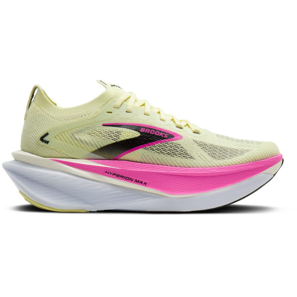 Iščeš hitrejši tempo? Ženske BROOKS Hyperion Max 3 z DNA GOLD peno in SpeedVault ploščo zagotavljajo maksimalno odzivnost, manj napora in več hitrosti. Odkrij svojo novo tekmovalno prednost!