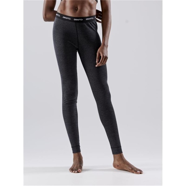 Ženski termo set Craft Wool Merino iz mehke merino volne in poliestra nudi toploto, udobje in suho kožo v mrazu. Idealno za smučanje. AS Sport Outlet.