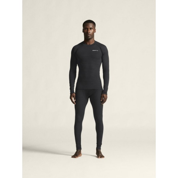 Moška termo majica CRAFT Wool Extreme X LS 2 združuje merino volno in napredno tehnologijo za toploto, suhost in udobje v mrazu. Idealna za tek na smučeh, zimski tek in pohodništvo.