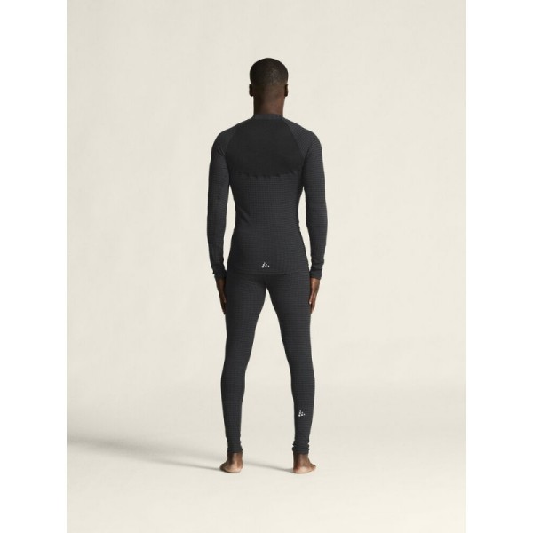 Moška termo majica CRAFT Wool Extreme X LS 2 združuje merino volno in napredno tehnologijo za toploto, suhost in udobje v mrazu. Idealna za tek na smučeh, zimski tek in pohodništvo.