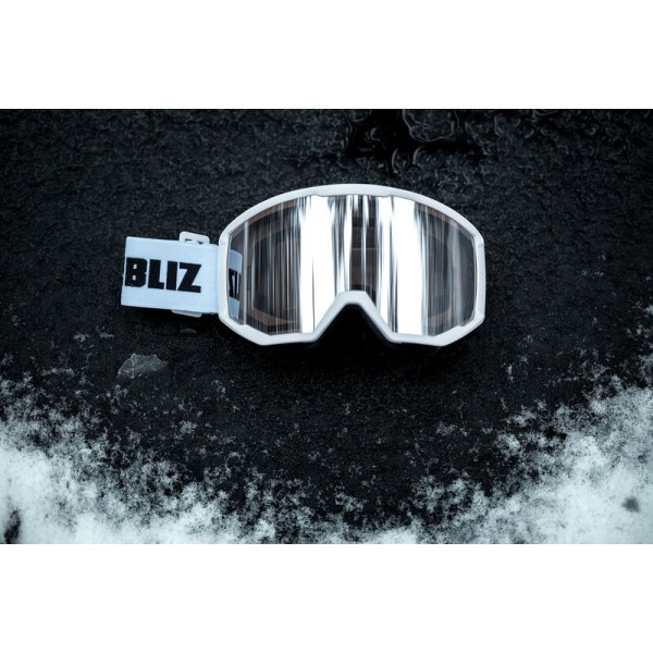 BLIZ GOGGLES SPARK WHITE Ski Goggles