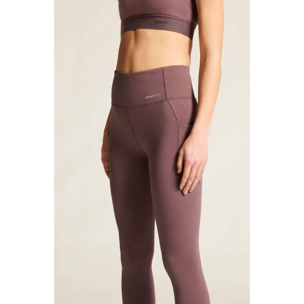 Udobne ženske dolge pajkice CRAFT za tek, fitness in trening. Elastične, neprosojne in z visokim pasom. Popolna izbira za šport. Na voljo v AS Sport Outlet.