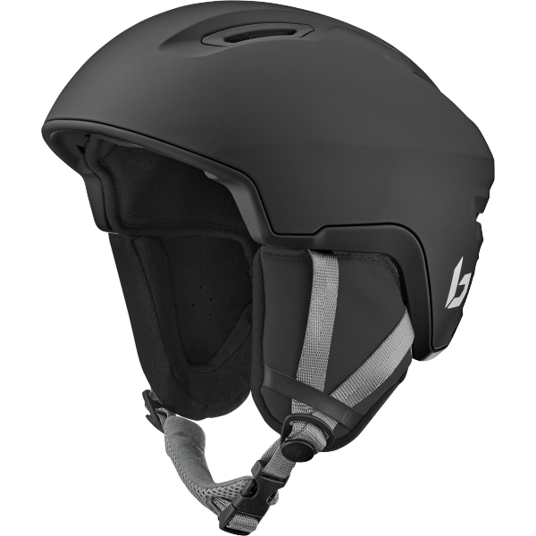 Black ski helmet