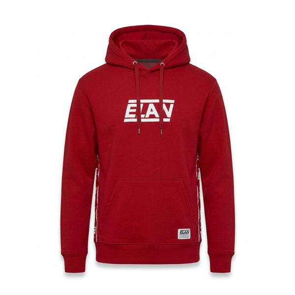 Ženski pulover ELAN W HOODIE RETRO RED