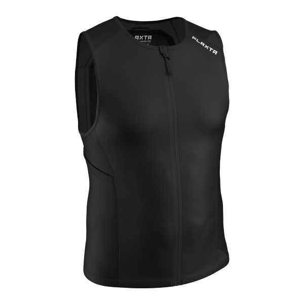 Zaščitite svoj hrbet med smučanjem ali deskanjem na snegu z moško zaščito FLAXTA Behold 2. EN 1621-2 certifikat, napredna AVA tehnologija, fleksibilna in zračna zasnova za udobje in maksimalno varnost.