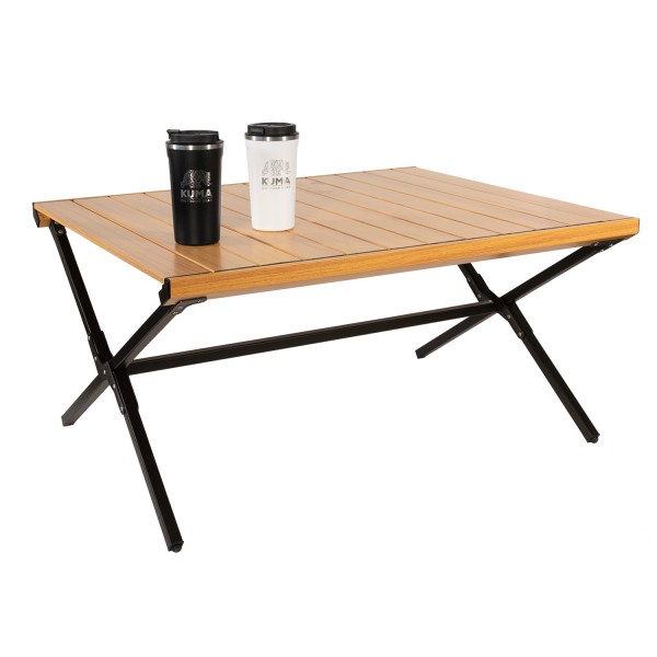 The KUMA Coffee camping table is ideal for socializing and serving drinks. Stable with the CrossKonnect system, it easily folds for simple transport. A perfect choice for camping and picnics.