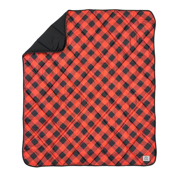 The KUMA - Debelar camping blanket provides complete warmth and comfort while relaxing by the fire or in a camper. Made from durable polyester fabrics, it ensures easy cleaning and transport in the included bag.