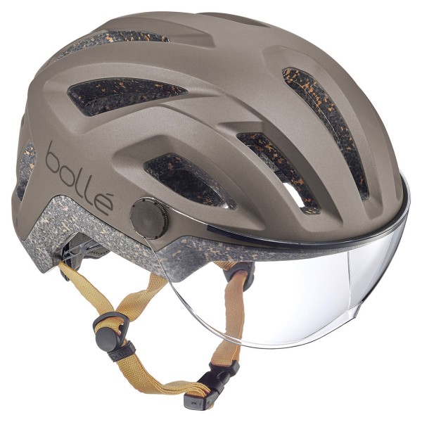 The pillar of our eco-designed extensive offering for urban transport, EKO REACT VISOR, now includes a transparent visor for optimal visibility and protection. The same features that make our helmet lightweight, comfortable, and safe also make it environmentally friendly.