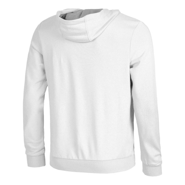 Uniseks pulover s kapuco FILA ROBIN je bele barve, ima zadrgo in manjši logotip na levi strani. Vsestransko uporaben pulover je narejen iz kombinacije bombaža in poliestra in je izredno udoben ter prijeten na otip
