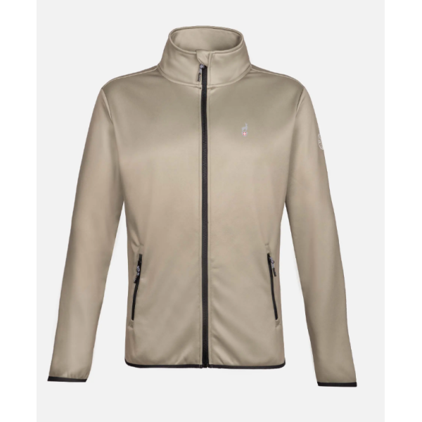 Lahka moška flis jopica AULP Verdi Light v kaki barvi. Udobna, zračna in vsestranska – idealna za pohodništvo, šport in prosti čas. Kakovost AULP pri AS Sport Outlet.