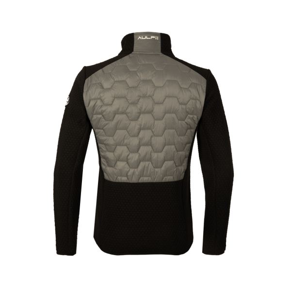 Odkrij moško hibridno jopico AULP CHAUN BARK – izjemno lahko, elastično in vodoodbojno jopico, popolno za pohodništvo in mestne dni. Mehka French terry tkanina, sodoben kroj in priročni žepi na zadrgo. Udobje in zaščita v enem kosu! 