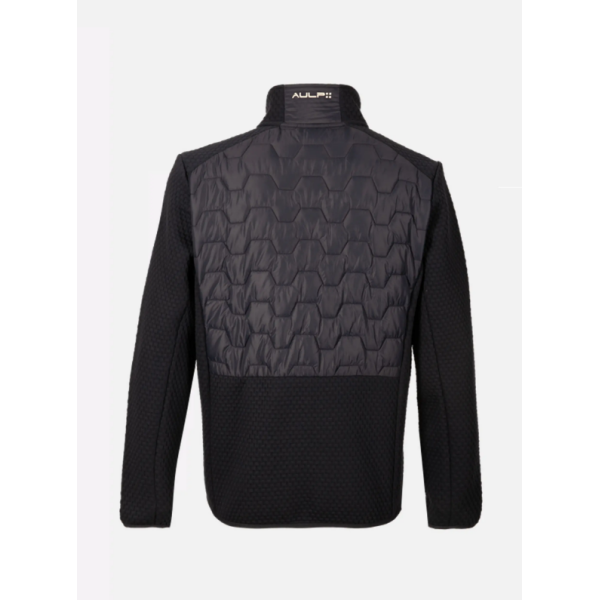 Odkrij moško hibridno jopico AULP CHAUN NAVY – izjemno lahko, elastično in vodoodbojno jopico, popolno za pohodništvo in mestne dni. Mehka French terry tkanina, sodoben kroj in priročni žepi na zadrgo. Udobje in zaščita v enem kosu! 