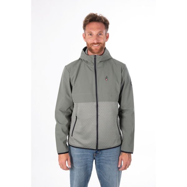 Odkrijte moško hibridno jopico AULP CHUCK BARK – izjemno lahko, raztegljivo in zračno jopico, idealno za športne aktivnosti in vsakodnevno nošenje. Popolna kot srednji sloj ali samostojen kos. Ugodna cena v AS Sport Outlet!