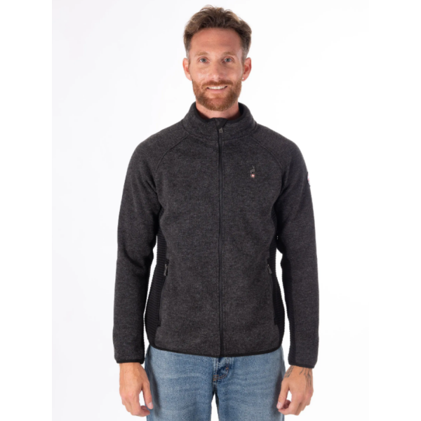 Moška jopica  AULP RONAL v elegantni antracitni barvi — topla, zračna in izjemno udobna jakna za vse vaše zunanje avanture. Zasnovana za smučanje, gorsko pohodništvo, treking in druge športne dejavnosti, ponuja odlično izolacijo brez zmanjšanja zračnosti