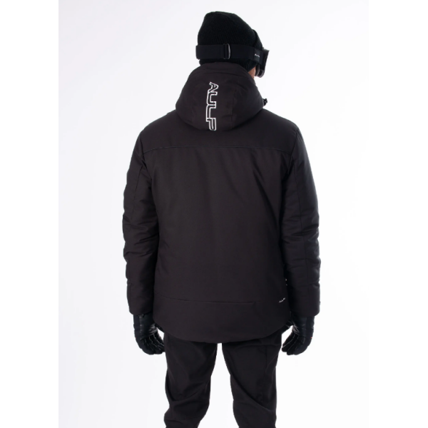 Moška smučarska jakna AULP CESAR z 15K/15K membrano, lepljenimi šivi in ripstop paneli zagotavlja vrhunsko zaščito, toplino in udobje na snegu.