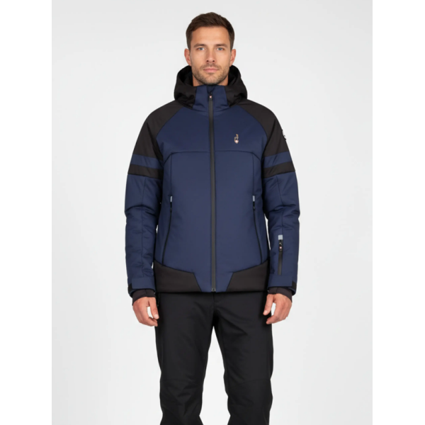 Moška smučarska jakna AULP SAMMY združuje učinkovito toplotno zaščito, zanesljivo zaščito pred vetrom in vlago ter eleganten športni dizajn. Snemljiva kapuca in Lycra manšete za udobno smučanje v vseh razmerah.