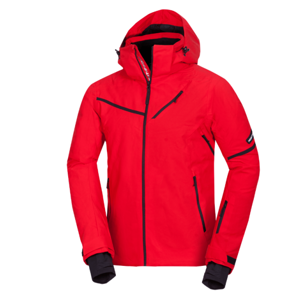 Moška smučarska bunda EDUARDO nudi zanesljivo zaščito pred snegom in vetrom z membrano 10K/10K, toplo sintetično izolacijo in popolno smučarsko opremo. Idealna izbira za zahtevne zimske razmere.