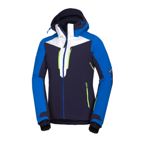 Moška smučarska jakna NORTHFINDER STEPHAN združuje 10K/10K vodoodporno zaščito, izolacijo PrimaLoft® Eco Black in RECCO® varnostni sistem. Popolna izbira za zahtevne smučarje, ki želijo toplino, udobje in varnost v vseh zimskih razmerah.